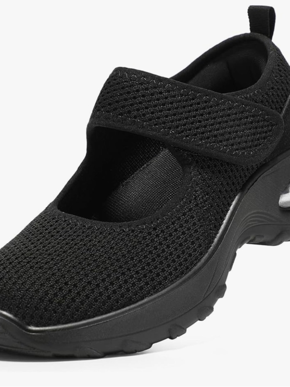 Women’s Black Mary Jane Slip-On Sneaker - Picture 2 of 11